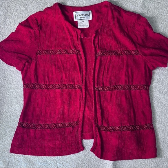 karin stevens Tops - Karin Stevens Vibrant Pink Garment